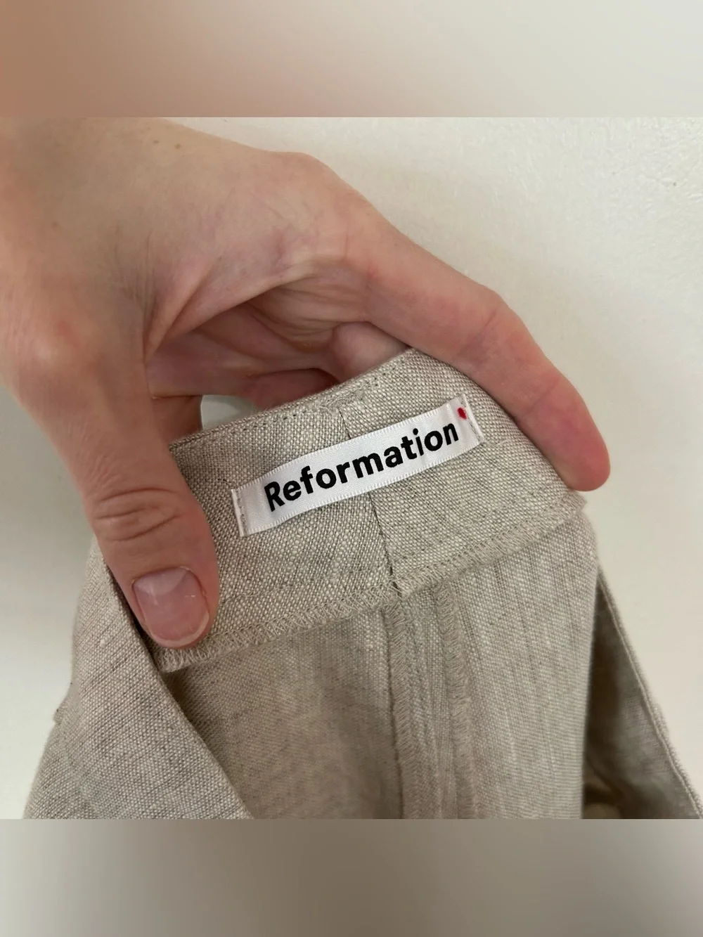 Reformation linen pants